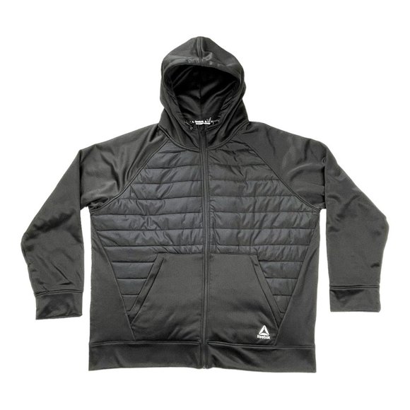Men's Reebok Zip Up Sweater Jacket - Picture 2 of 12